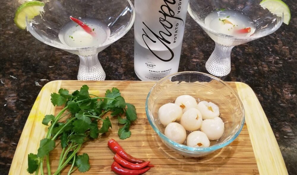 Asian Lychee Martini