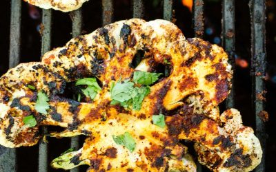 Grilled Calabrian Cauliflower Steaks